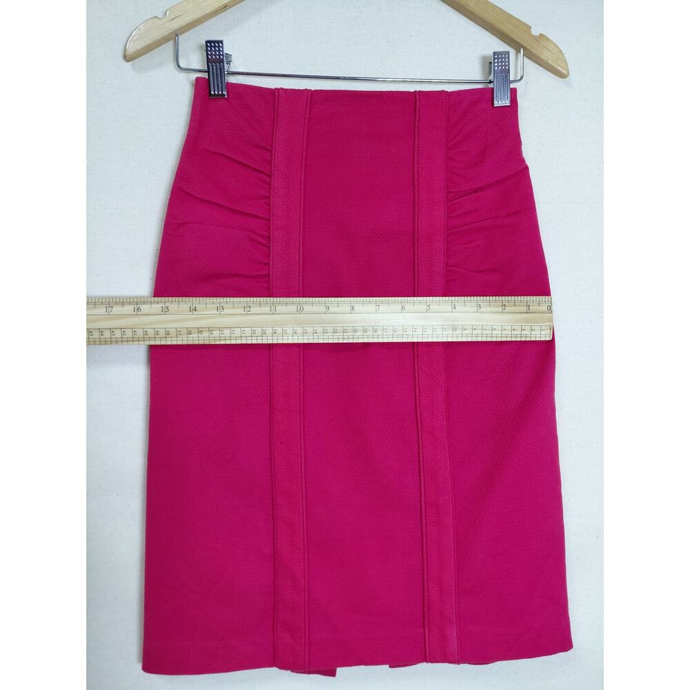 Nanette Lepore 19-3820 Made in USA Hot Stretch Pencil Skirt Women Size 0 - Picture 8 of 11